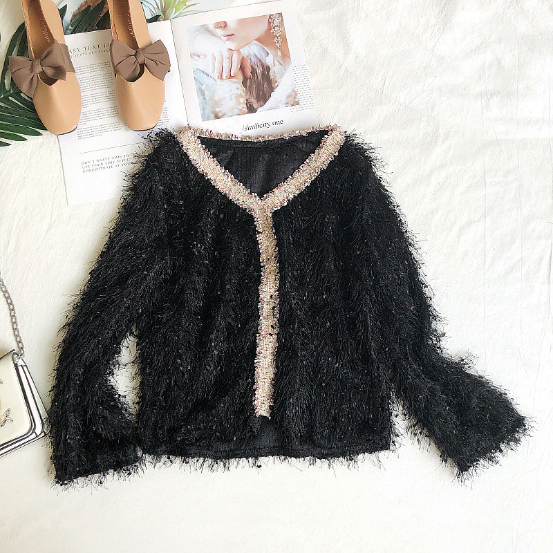 Modern női blúz öt színben, V-nyakkal