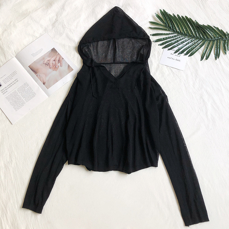 Női alkalmi blúz négy színben nyakkendővel és kapucnival