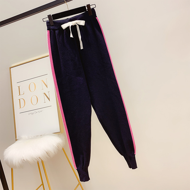 Pantaloni sport și casual de damă în negru și gri