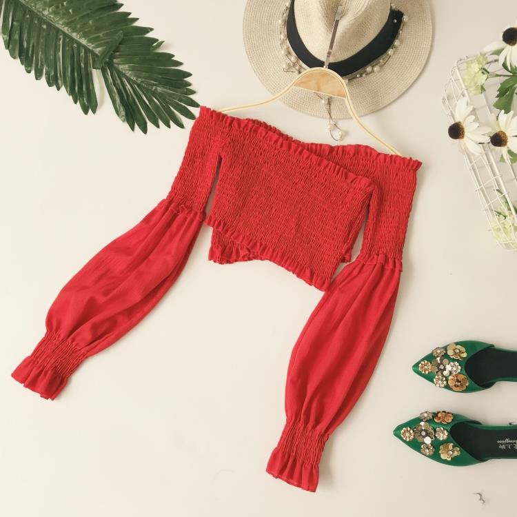 Γυναικείο κορυφαίο μπλουζάκι με μακρύ μανίκια σε διάφορα χρώματα