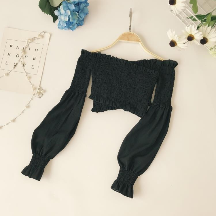 Γυναικείο κορυφαίο μπλουζάκι με μακρύ μανίκια σε διάφορα χρώματα