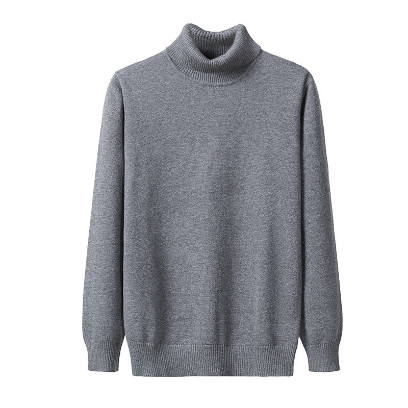 Alkalmi férfi pulóver pólógallérral több színben