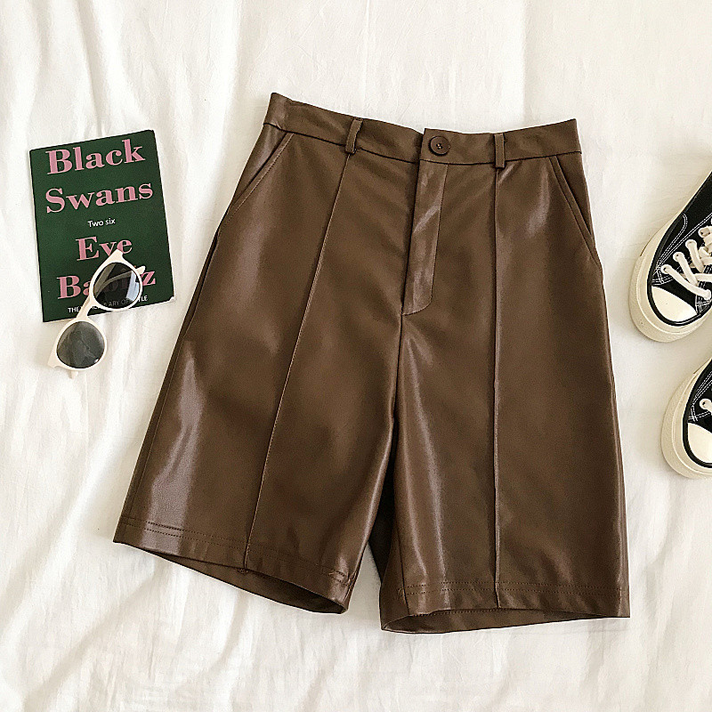 Κορυφαία γυναικεία παντελόνια σε τρία χρώματα από οικολογικό δέρμα