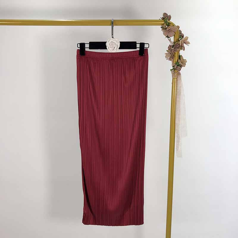 Hosszú női szoknya gumírozott derékkal, két színben