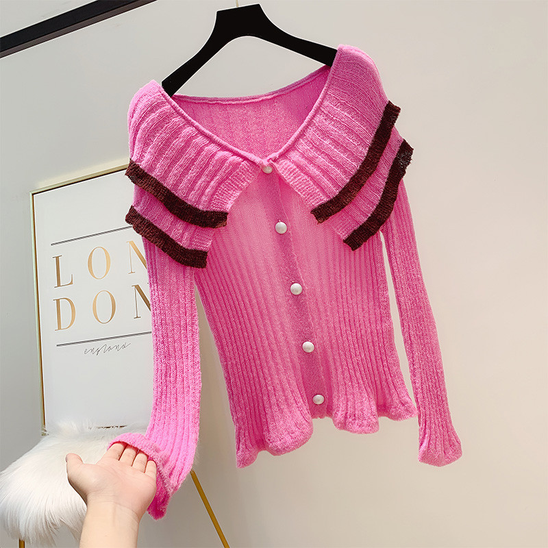 Pulover de dama cu perle in mai multe culori