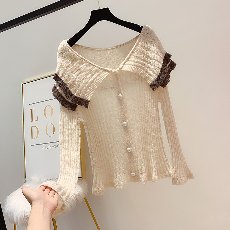 Pulover de dama cu perle in mai multe culori