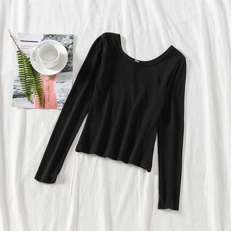 Bluza de dama cu decolteu rotund in trei culori