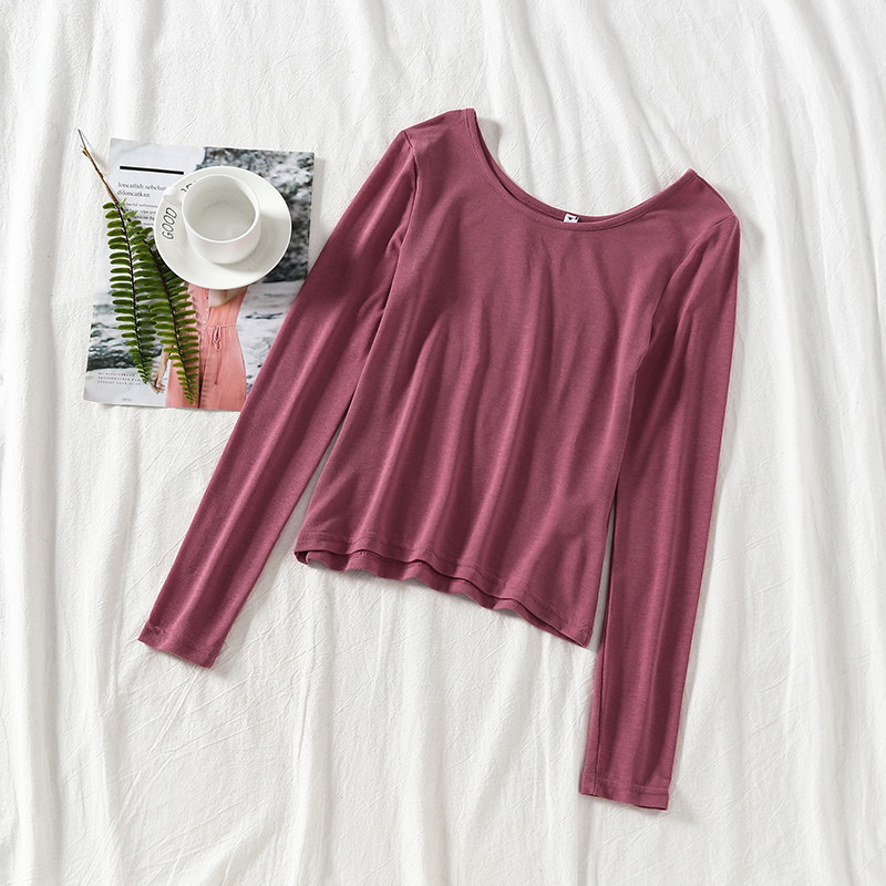 Bluza de dama cu decolteu rotund in trei culori