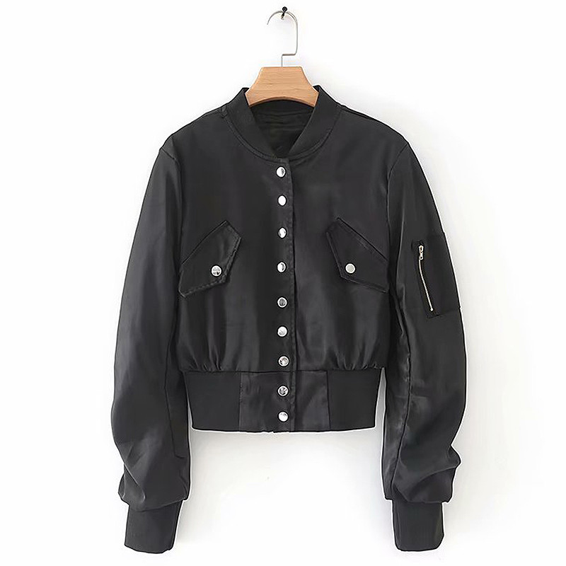 Γυναικείο μπουφάν φθινόπωρο-χειμωνιάτικο με κουμπιά σε δύο χρώματα