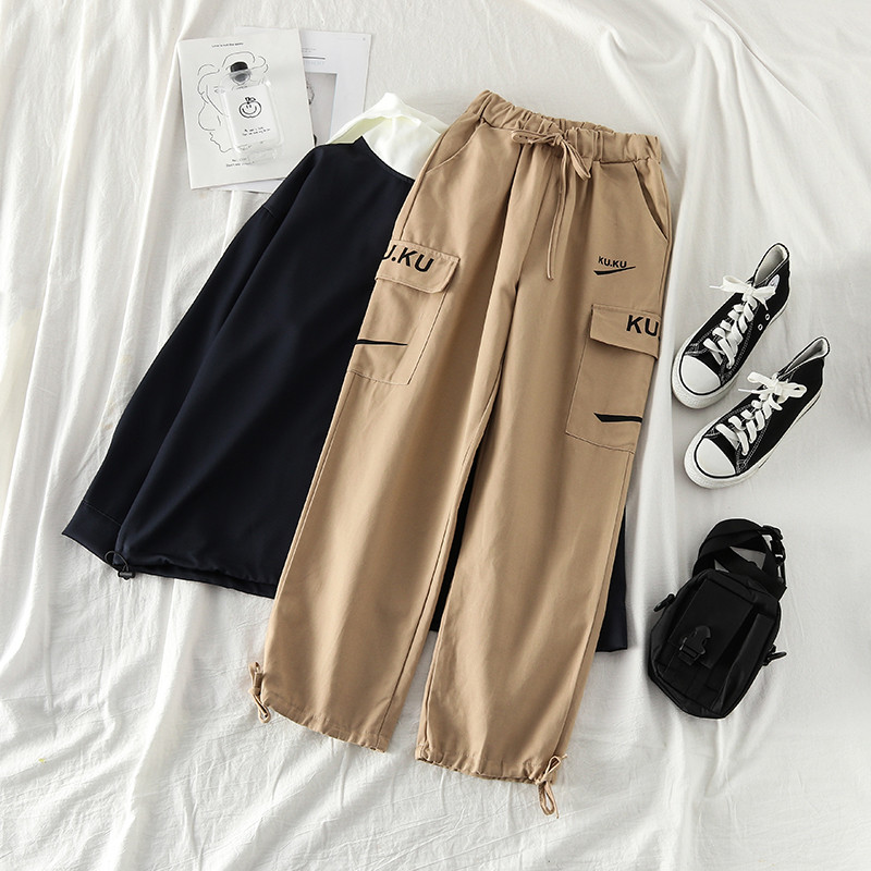 Ежедневен дамски панталон с джоб в три цвята