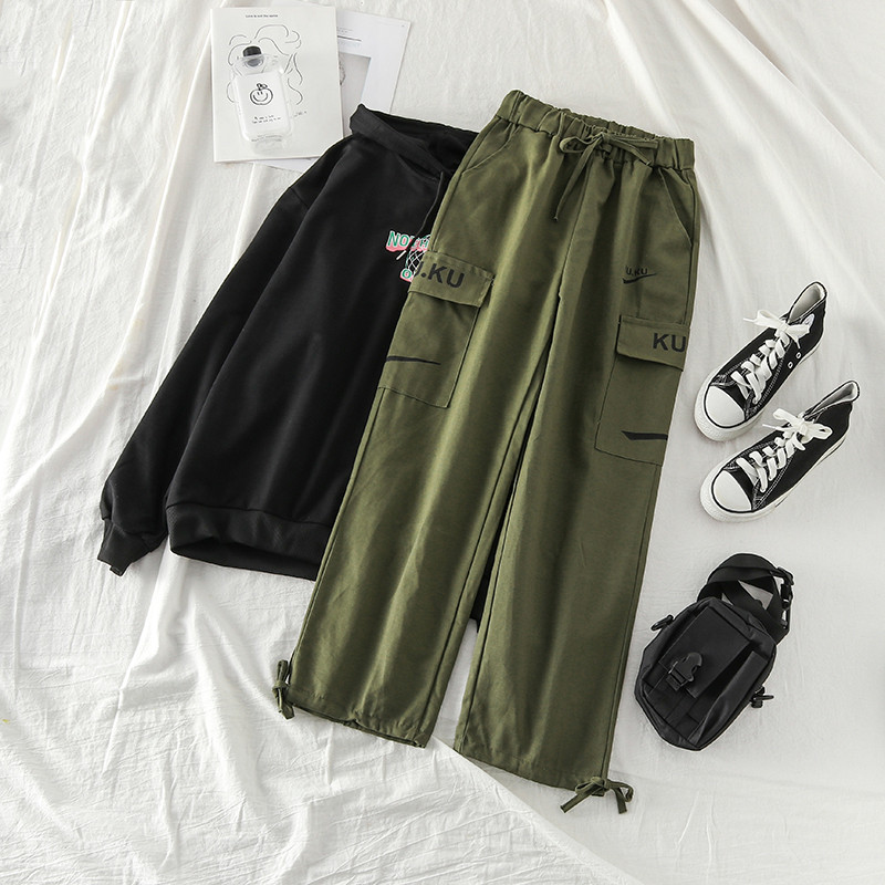 Ежедневен дамски панталон с джоб в три цвята