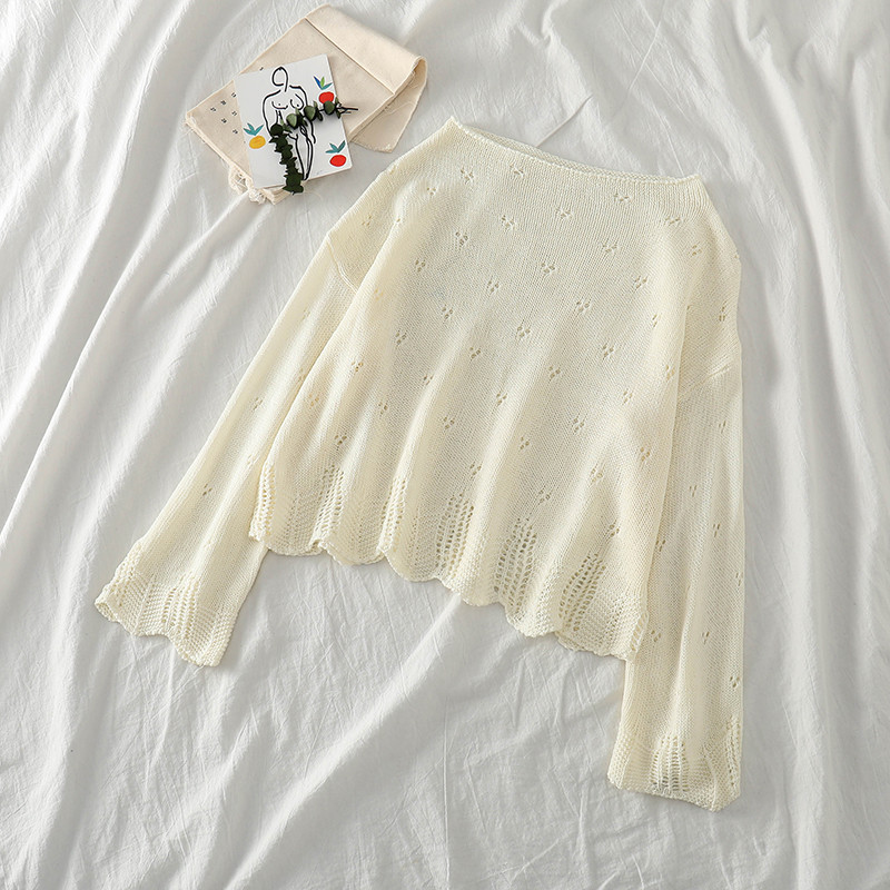 Pulover de dama tricotat cu decolteu rotund in patru culori