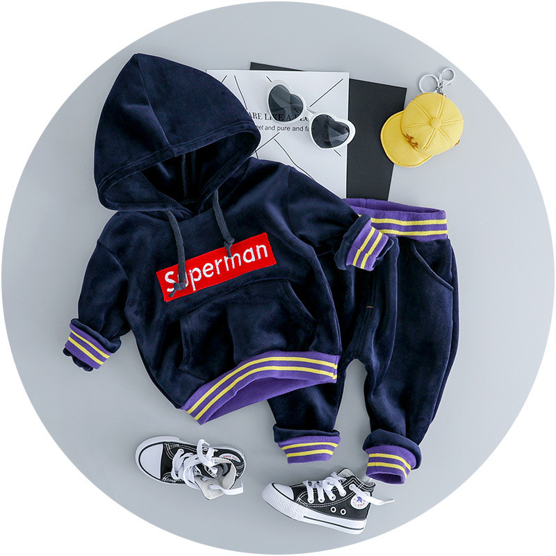 Új modell baba szett lányoknak kétrészes blúz kapucnival + nadrág