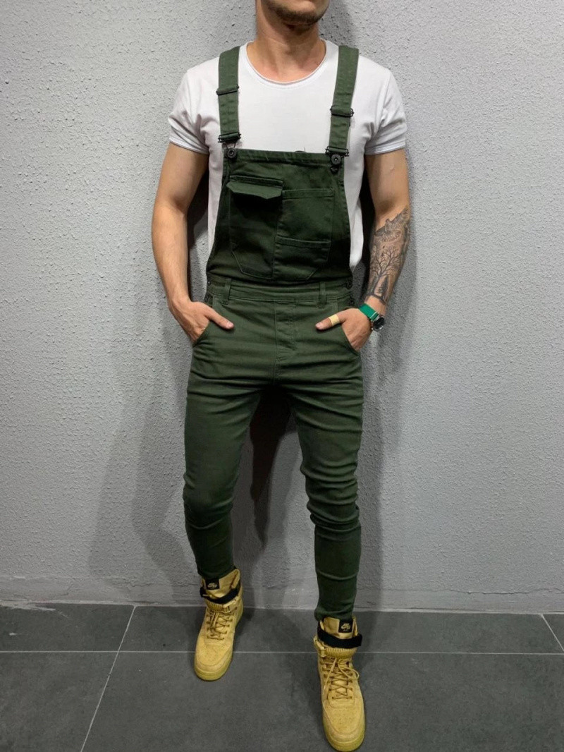 Modern men`s overalls Slim model in several colors