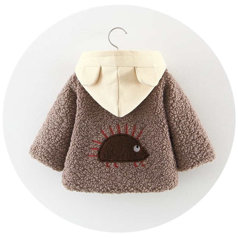 Νέο μοντέλο παιδικό μπουφάν με κουκούλα για κορίτσια σε διάφορα χρώματα