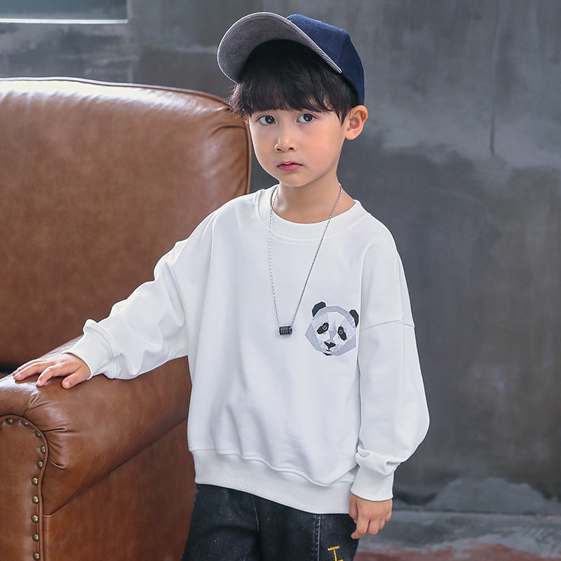 Bluza moderna pentru copii pentru baieti in trei culori cu aplicatie