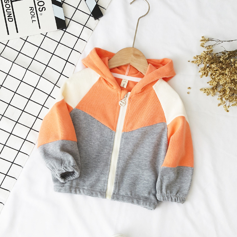 Hanorac zilnic pentru copii in doua culori cu gluga pentru baieti