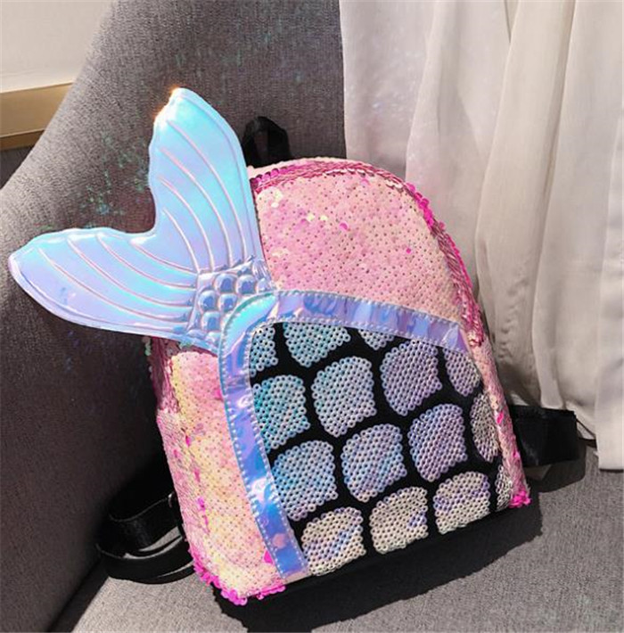 Rucsac de dama model nou cu paiete si elemente 3D in mai multe culori