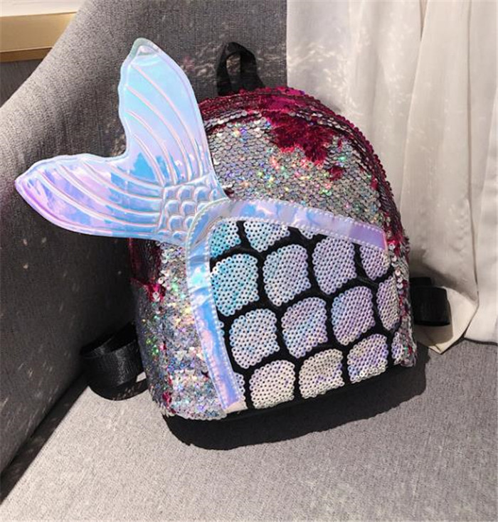 Rucsac de dama model nou cu paiete si elemente 3D in mai multe culori