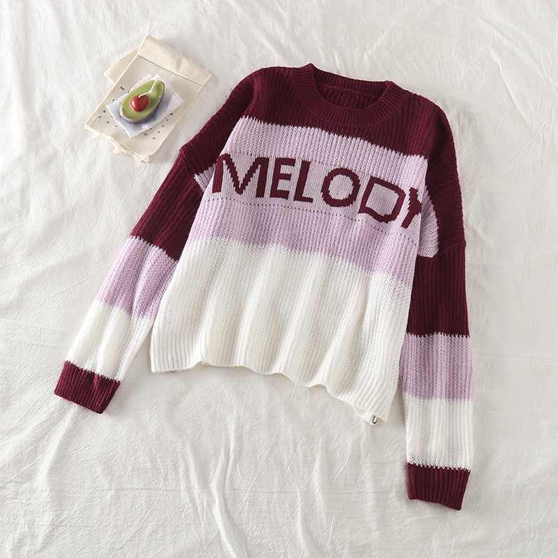 Γυναικείο πουλόβερ σε τέσσερα χρώματα