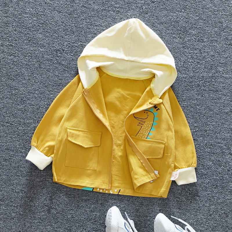 Geaca pentru copii in trei culori cu aplicatie pentru baieti si fete