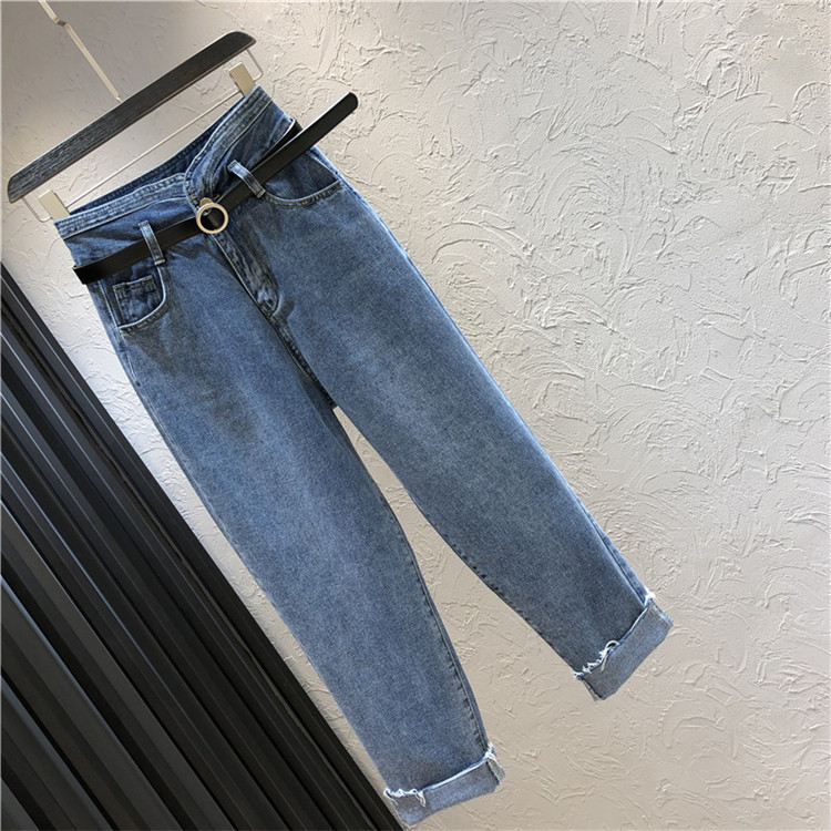 Női farmer új modell fekete és kék színben, magas derékkal