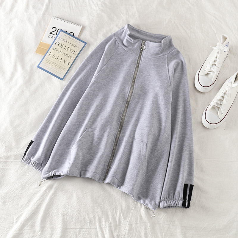 Hanorac sport-casual dama cu fermoar