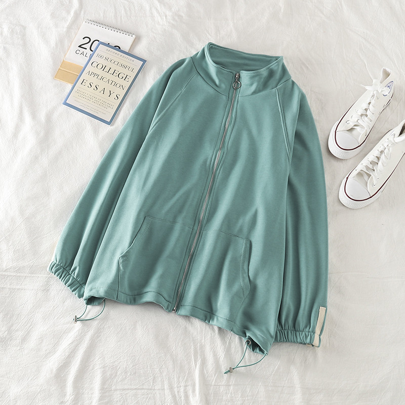 Hanorac sport-casual dama cu fermoar