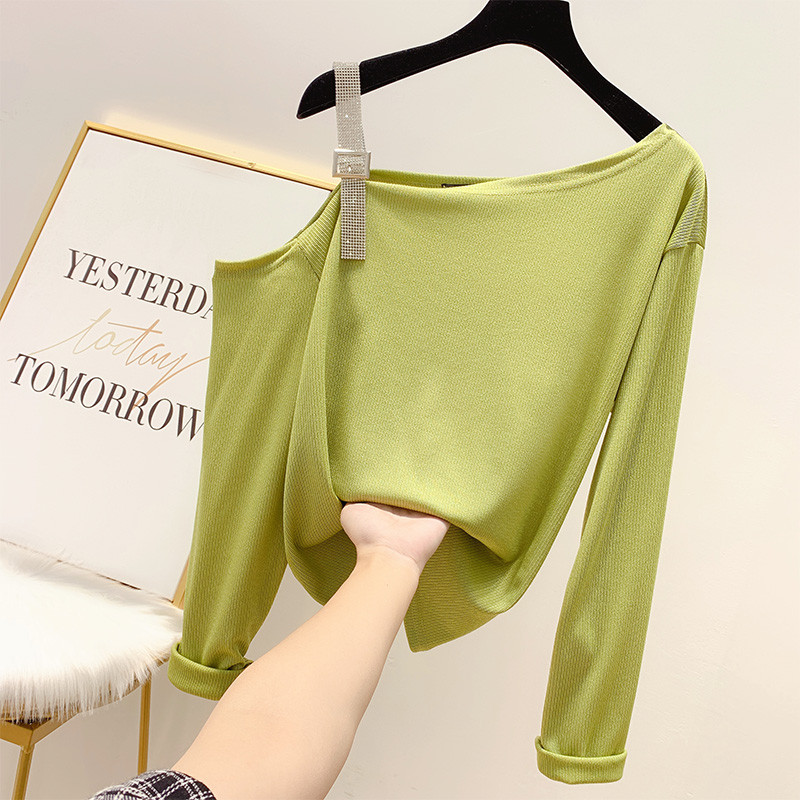 Modern női blúz kövekkel, négy színben