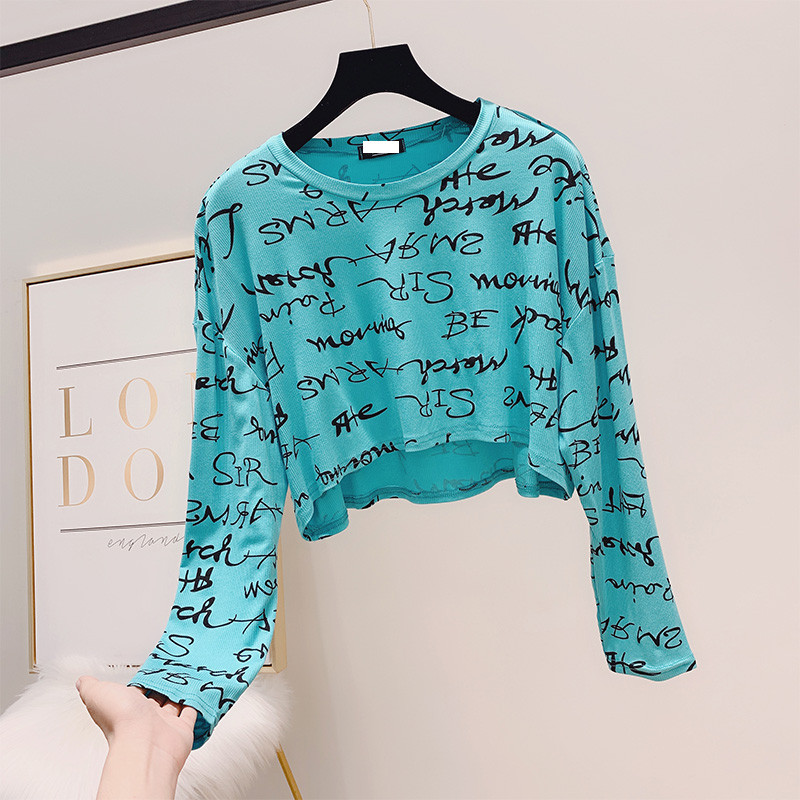 Bluza de dama cu decolteu rotund in patru culori