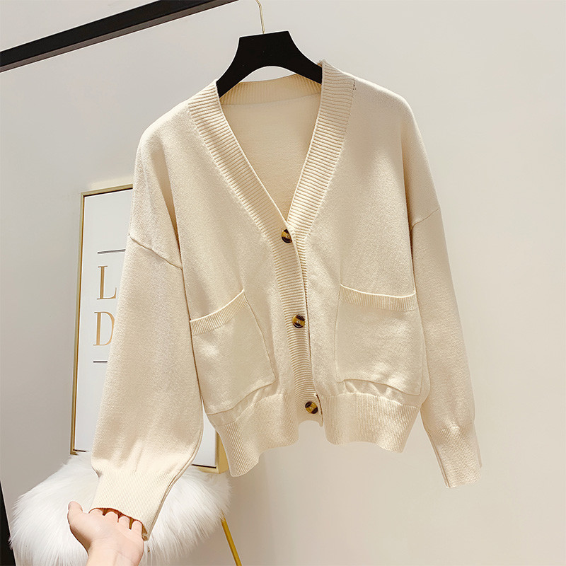 Casual γυναικεία ζακέτα με κουμπιά σε διαφορετικά χρώματα