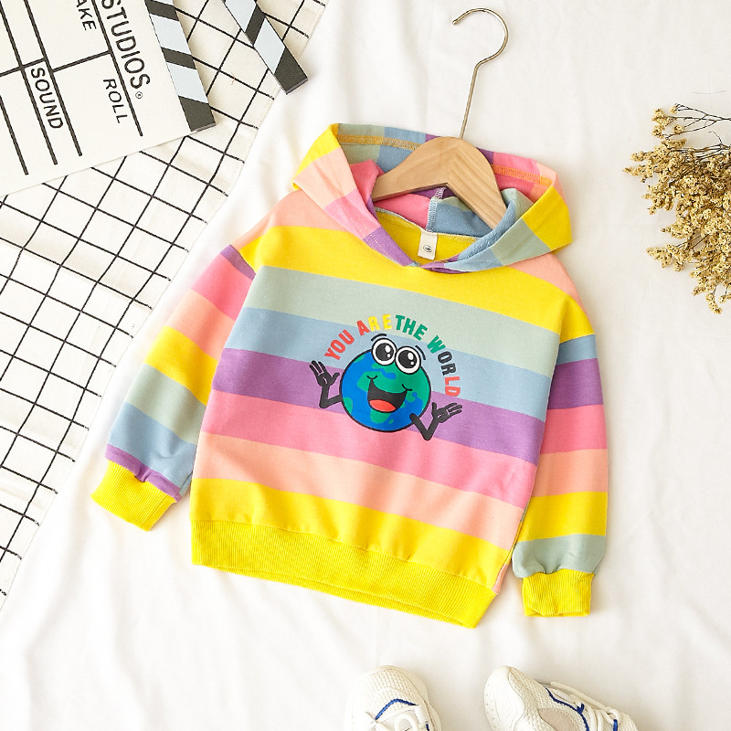 Bluza pentru copii pentru baieti si fete cu aplicatie si gluga