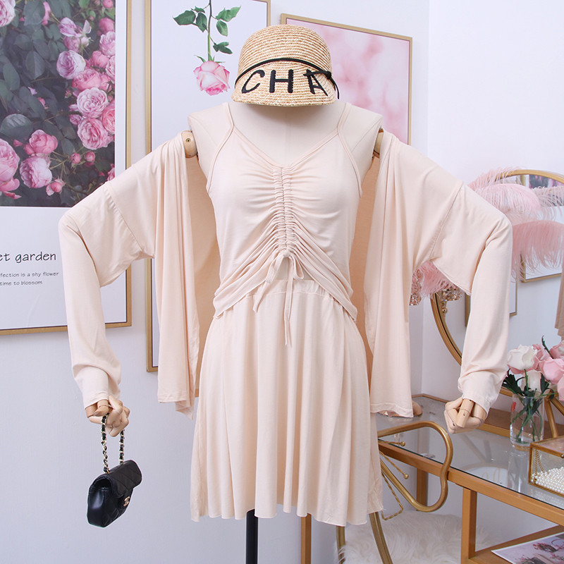 Set de dama model nou din trei piese in patru culori