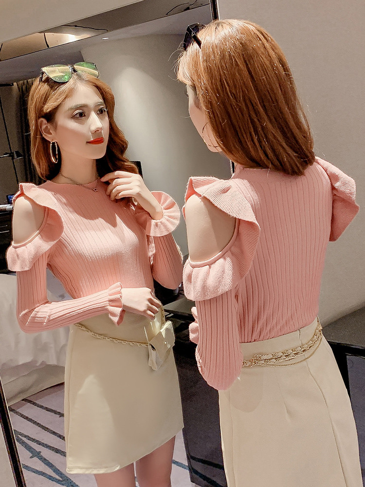 Bluza casual dama cu umerii goi in mai multe culori