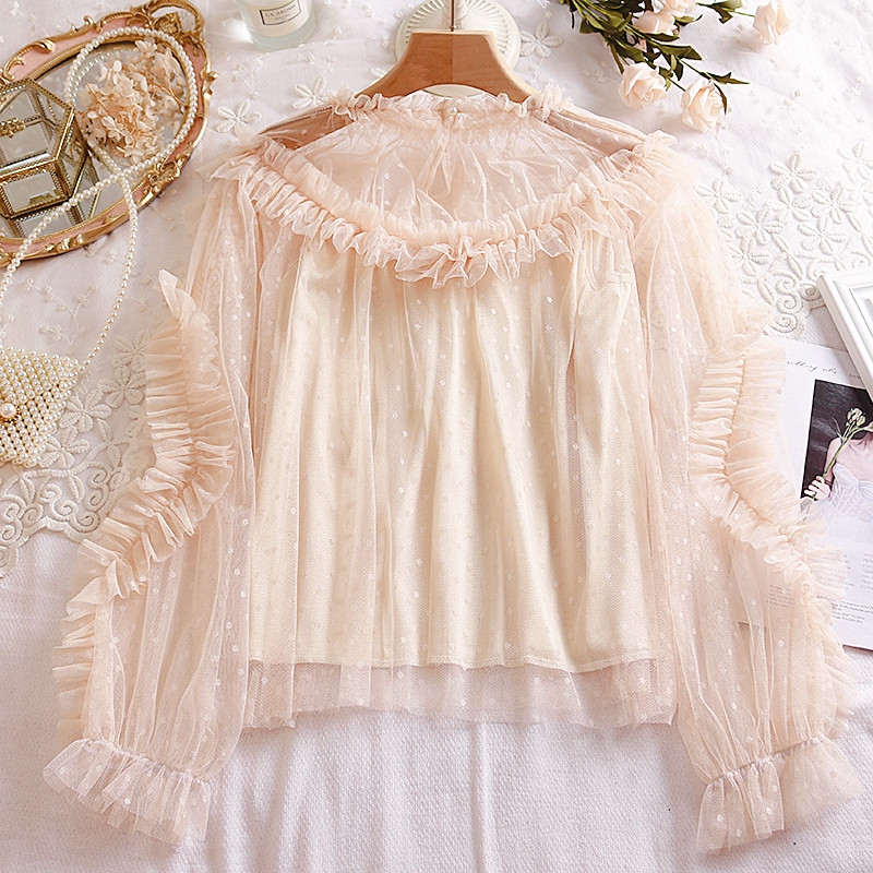 Csipke, csupasz vállú női ing több színben