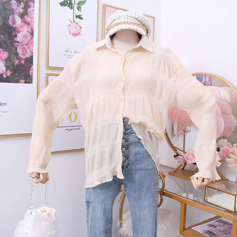 Modern női ing klasszikus gallérral - többféle színben