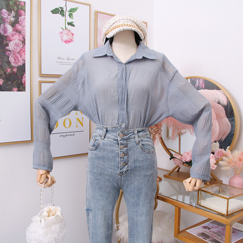 Modern női ing klasszikus gallérral - többféle színben