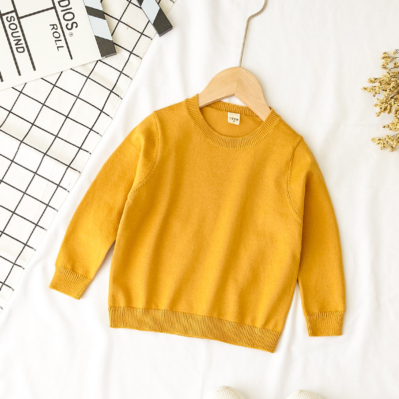 Gyerek pulóver fiúknak több színben sima modell