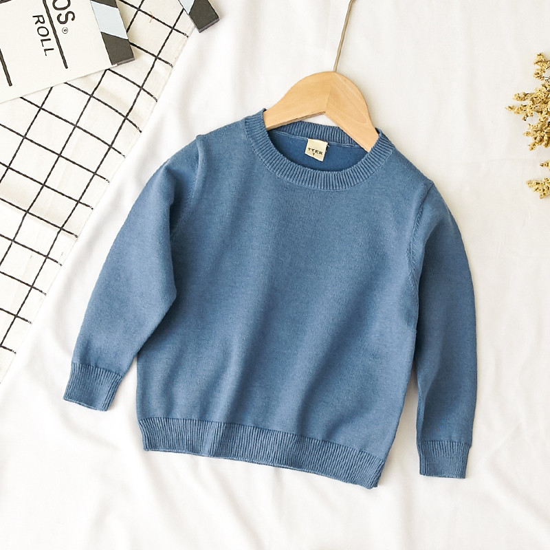 Gyerek pulóver fiúknak több színben sima modell