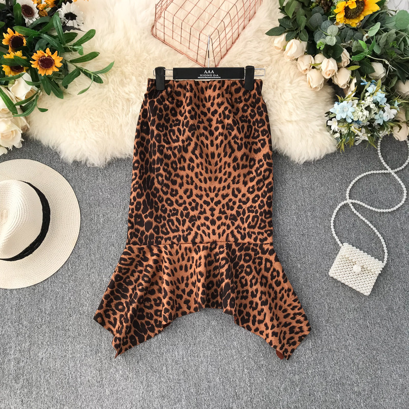 Fusta de dama moderna cu talie inalta model asimetric