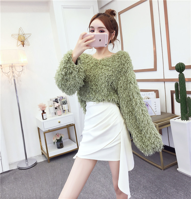 Női blúz rojtokkal, két színben, ovális nyakkivágással