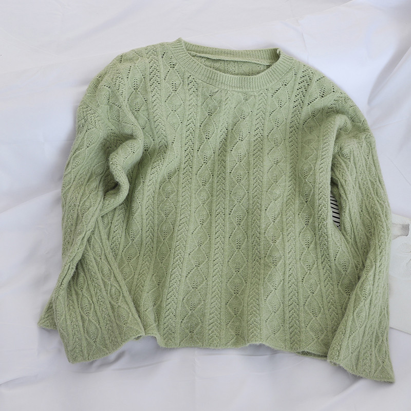 Casual γυναικείο πουλόβερ ευρύ μοτίβο σε διάφορα χρώματα