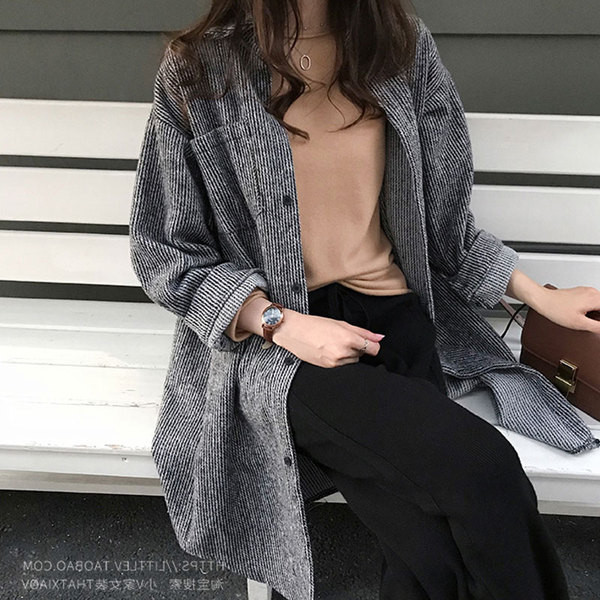 Női hosszú kabát - ing típusú szürke és barna színben