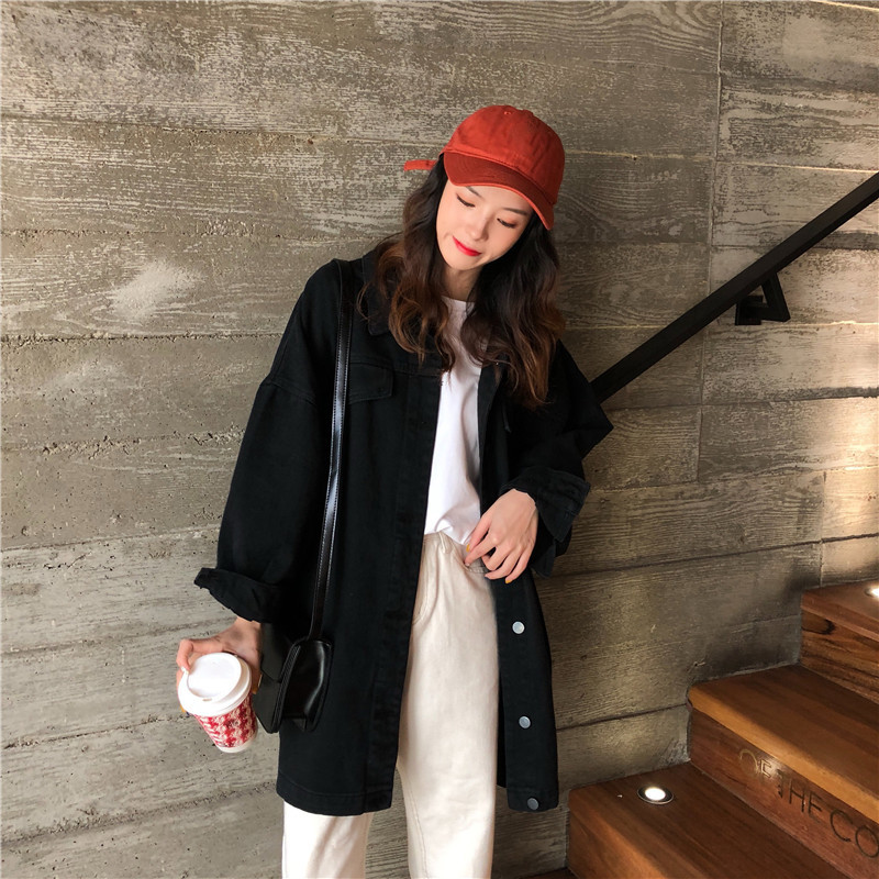 Női farmerdzseki két színben - széles modell