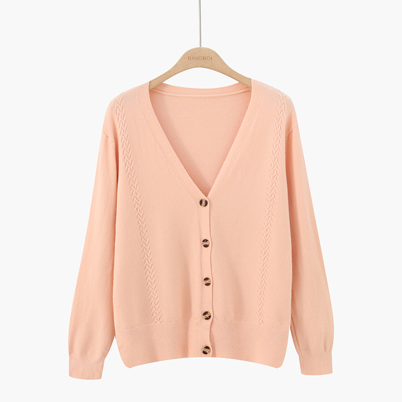 Νέο μοντέλο καθημερινή γυναικεία ζακέτα με λαιμόκοψη