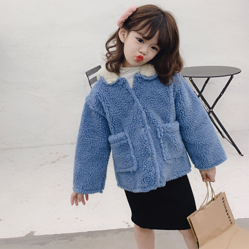 Geaca pentru copii moderna pentru fete in trei culori cu buzunare