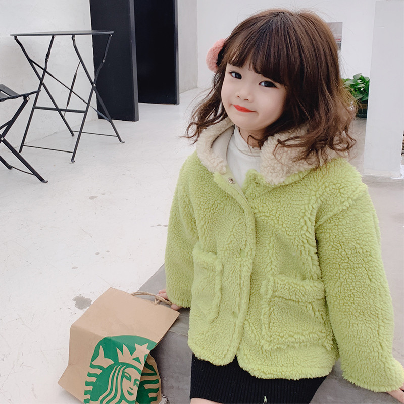 Geaca pentru copii moderna pentru fete in trei culori cu buzunare