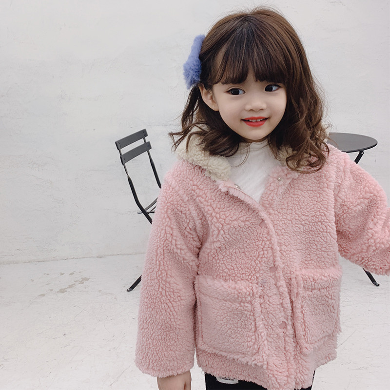 Geaca pentru copii moderna pentru fete in trei culori cu buzunare