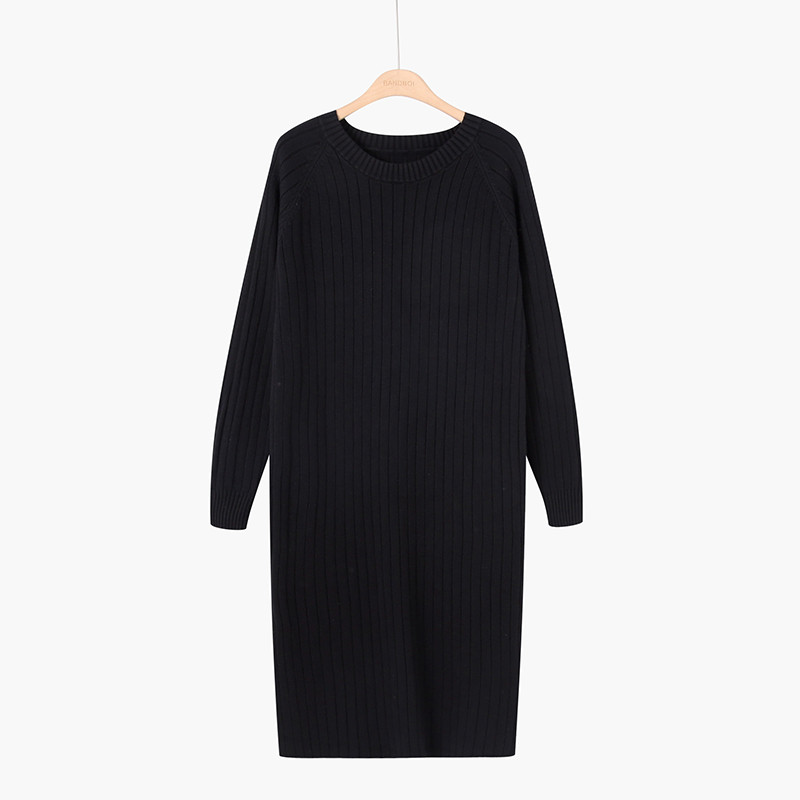 Καθημεριό γυναικέιο φόρεμα με O-λαιμόκοψη σε διάφορα χρώματα