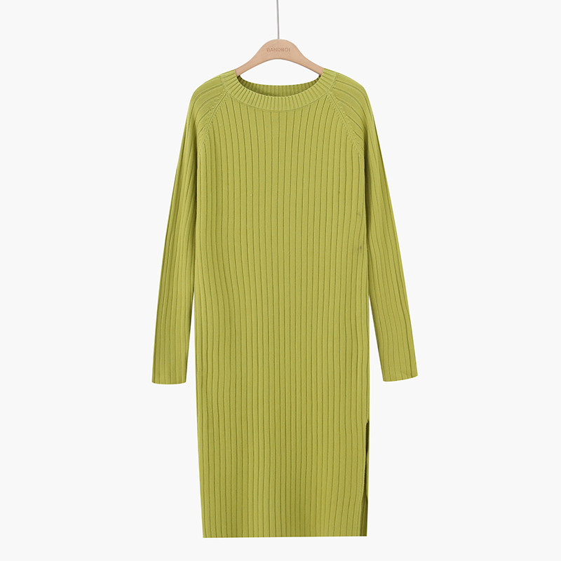 Καθημεριό γυναικέιο φόρεμα με O-λαιμόκοψη σε διάφορα χρώματα